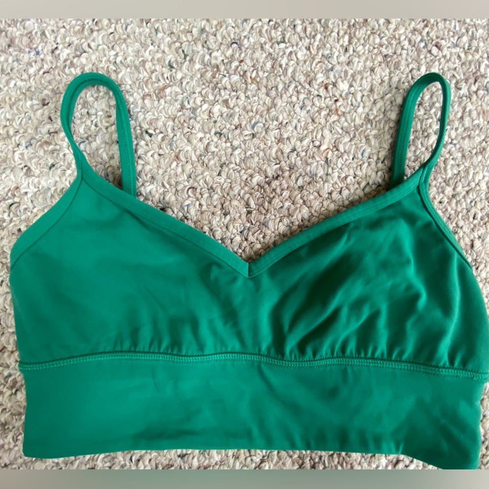 lululemon athletica Green Sports Bra